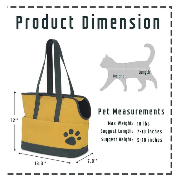 New High Quality Pet Carrier - Purse for Small Dogs or Cat - Picture 2 of 7